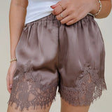 Honeysuckle Lace Trim Shorts - PAPER DOLL