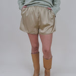Long Beach Satin Shorts - PAPER DOLL