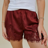 Honeysuckle Lace Trim Shorts - PAPER DOLL