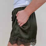 Dance With Somebody Satin Shorts - PAPER DOLL