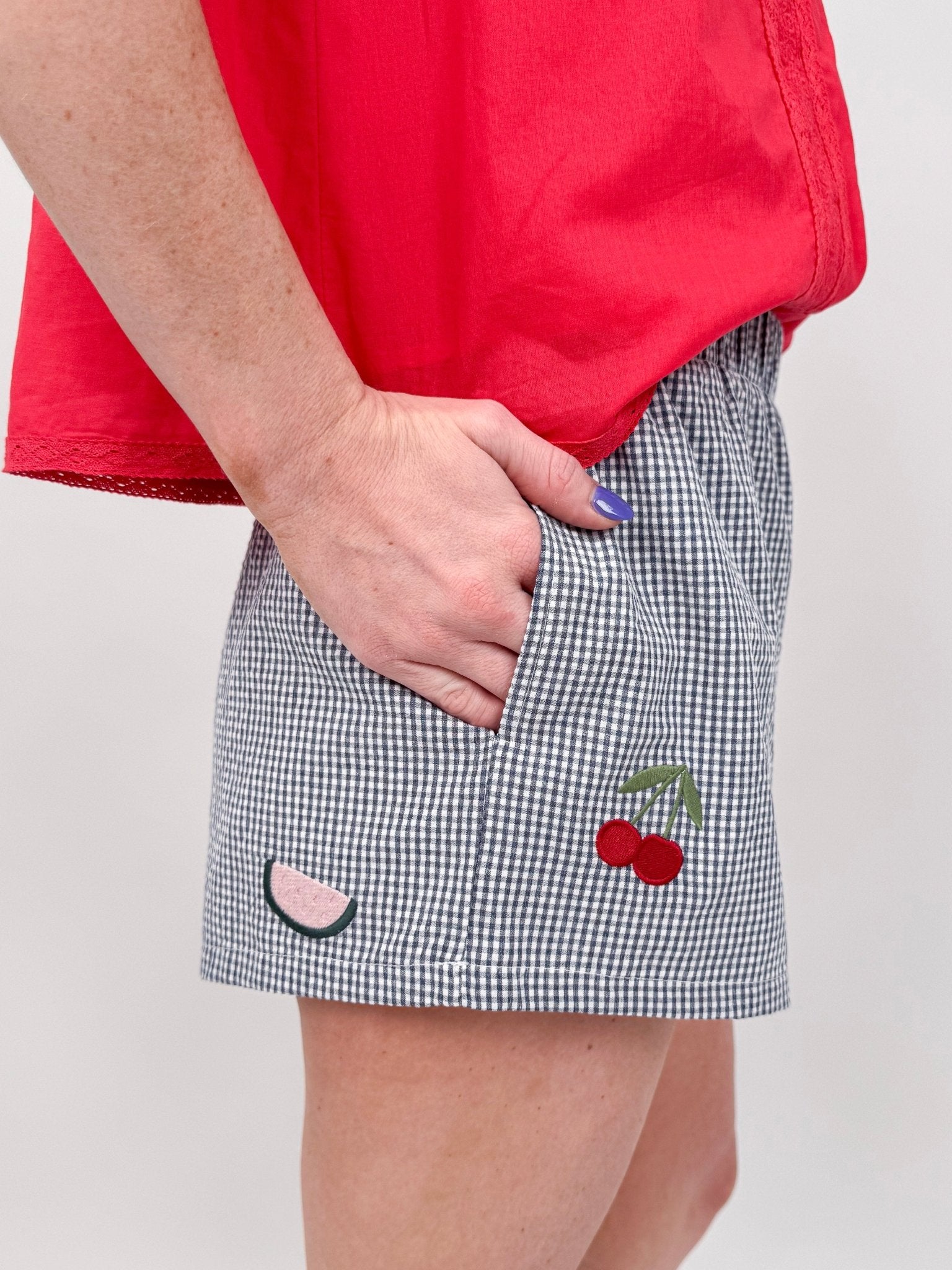 Lorelei Mid Rise Shorts - PAPER DOLL