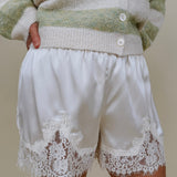 Honeysuckle Lace Trim Shorts - PAPER DOLL