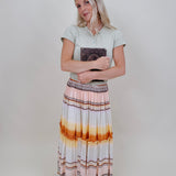 Sunset Tiered Maxi Skirt - PAPER DOLL