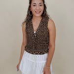 Aubrielle Lace Trim Mini Skirt - PAPER DOLL