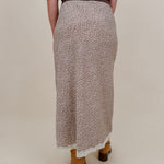 Angela Lace Trim Midi Skirt - PAPER DOLL