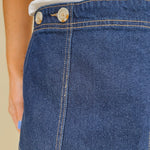 Picture Perfect Denim Skort - PAPER DOLL