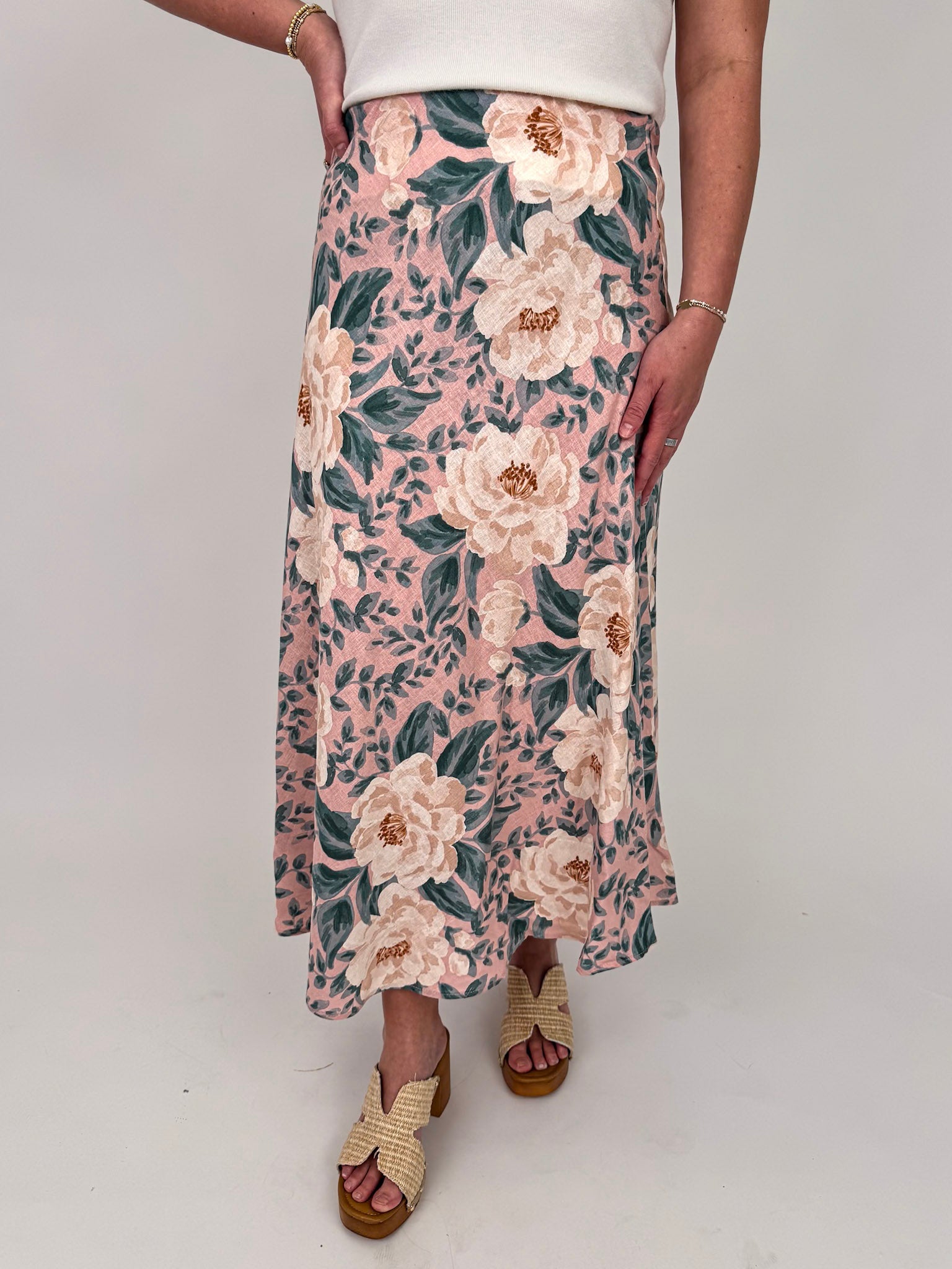 Tenley Floral Maxi Skirt - PAPER DOLL