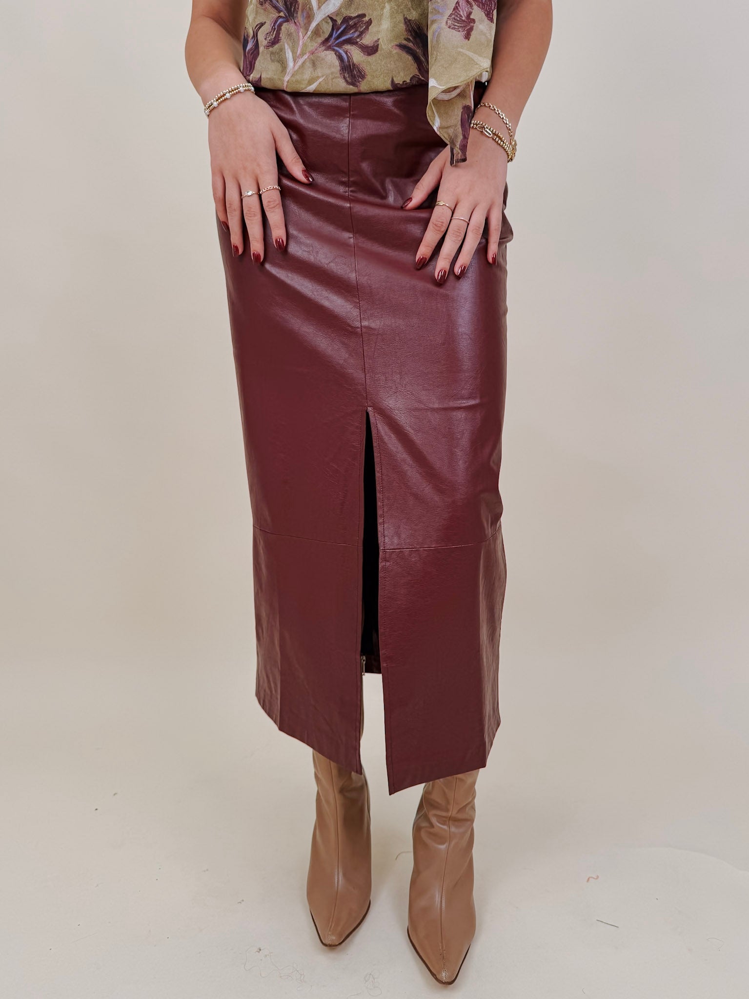 Hailey Midi Skirt - PAPER DOLL