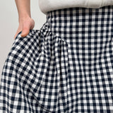 Walk In The Park Gingham Midi Skirt - PAPER DOLL