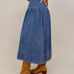 Better Together Denim Midi Skirt - PAPER DOLL