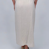 Sylvie Side Tie Wrap Midi Skirt - PAPER DOLL