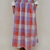 Dolly Plaid Midi Skirt - PAPER DOLL