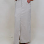 Skylar Corduroy Midi Skirt - PAPER DOLL