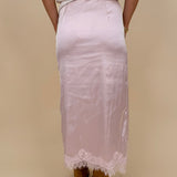 Sally Lace Trim Midi Skirt - PAPER DOLL