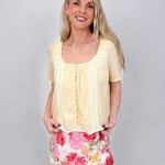 On Vacation Floral Wrap Skort - PAPER DOLL
