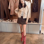 Alexa High Waist Skort - PAPER DOLL