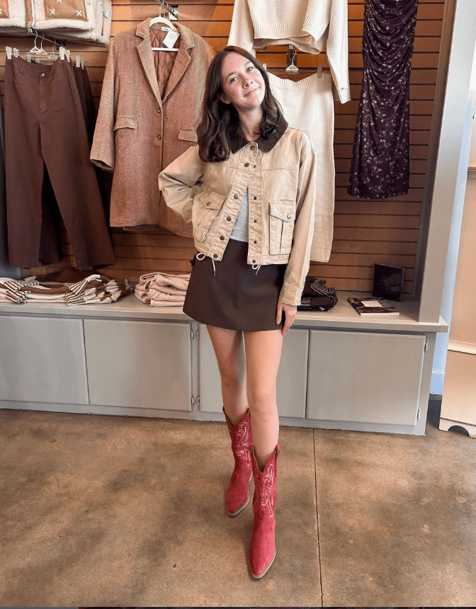 Alexa High Waist Skort - PAPER DOLL