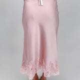 Matilda Lace Trim Midi Skirt - PAPER DOLL