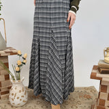 Justine Checkered Skirt - PAPER DOLL