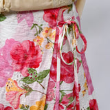 On Vacation Floral Wrap Skort - PAPER DOLL