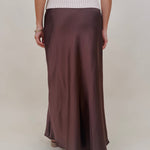 Juliette Satin Midi Skirt - PAPER DOLL