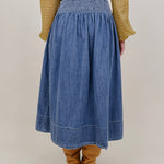Better Together Denim Midi Skirt - PAPER DOLL