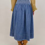 Better Together Denim Midi Skirt - PAPER DOLL