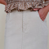 Skylar Corduroy Midi Skirt - PAPER DOLL