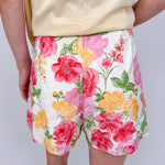 On Vacation Floral Wrap Skort - PAPER DOLL