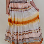 Sunset Tiered Maxi Skirt - PAPER DOLL