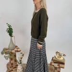 Justine Checkered Skirt - PAPER DOLL