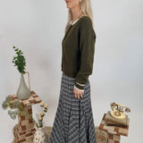 Justine Checkered Skirt - PAPER DOLL