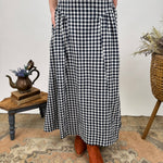 Walk In The Park Gingham Midi Skirt - PAPER DOLL