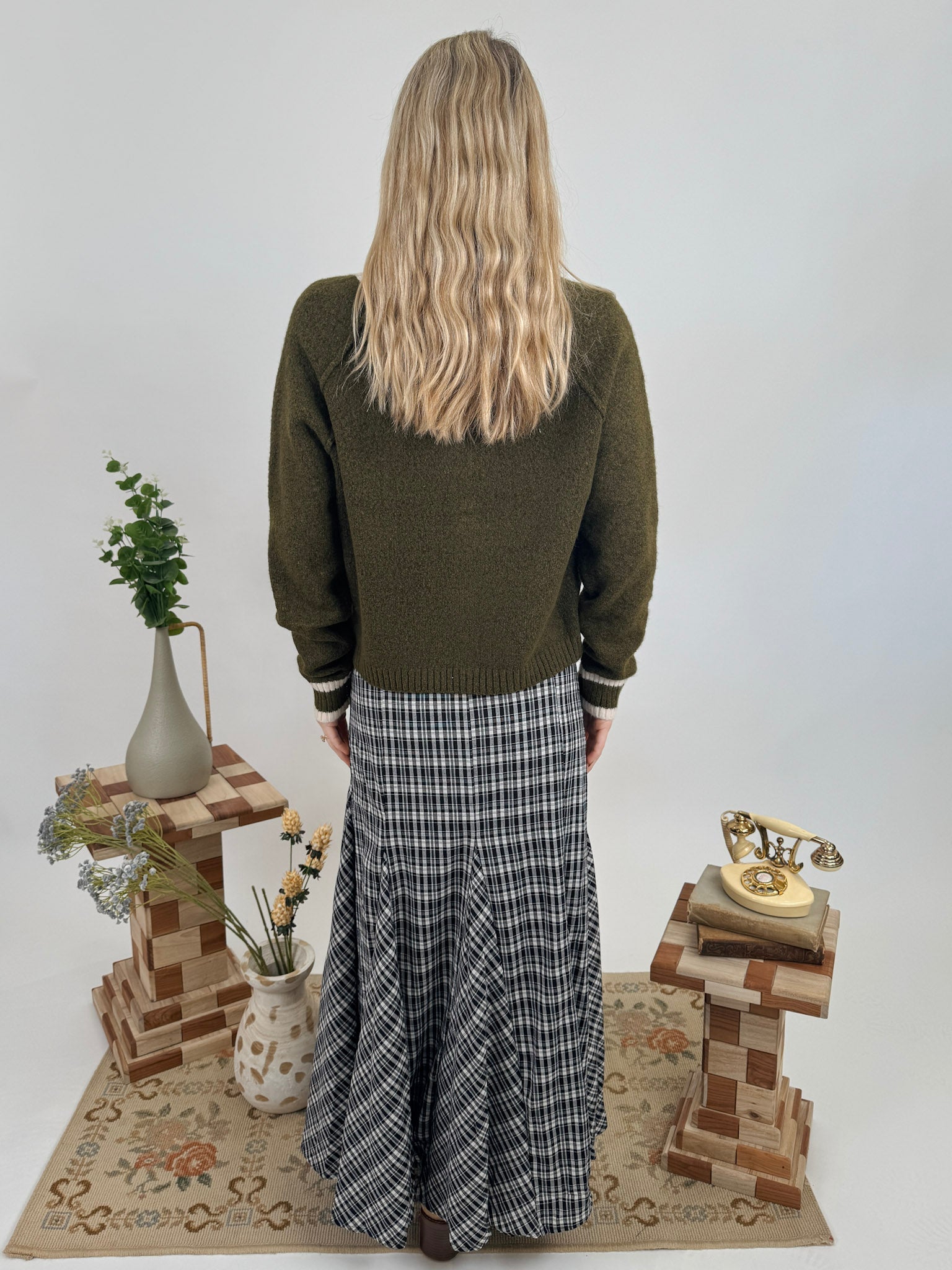 Justine Checkered Skirt - PAPER DOLL