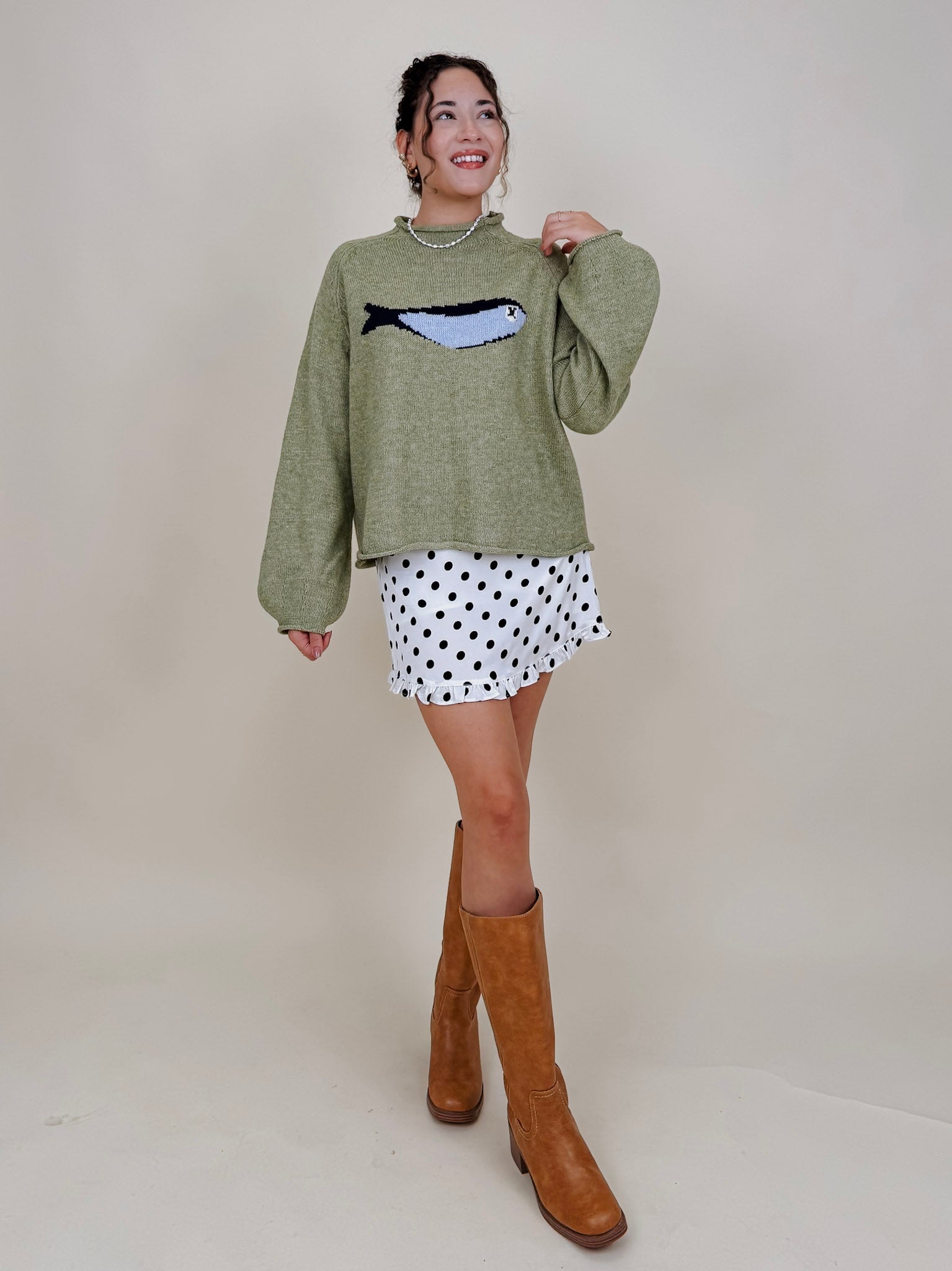 Dottie Polka Dot Mini Skirt - PAPER DOLL