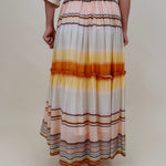 Sunset Tiered Maxi Skirt - PAPER DOLL
