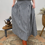Walk In The Park Gingham Midi Skirt - PAPER DOLL