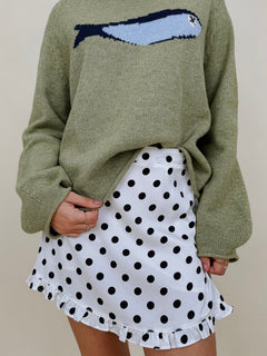 Dottie Polka Dot Mini Skirt - PAPER DOLL