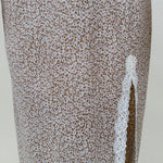 Angela Lace Trim Midi Skirt - PAPER DOLL