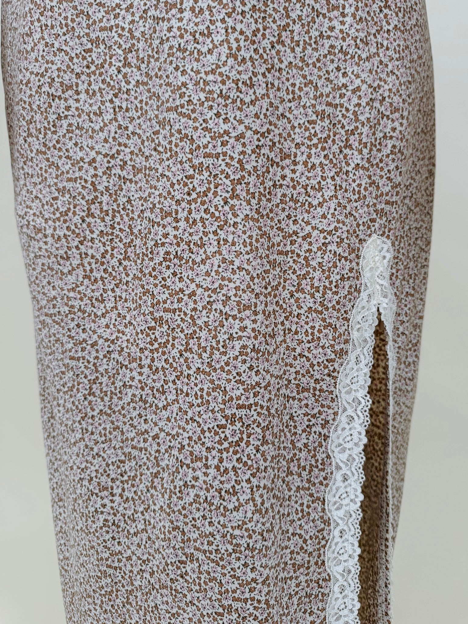 Angela Lace Trim Midi Skirt - PAPER DOLL