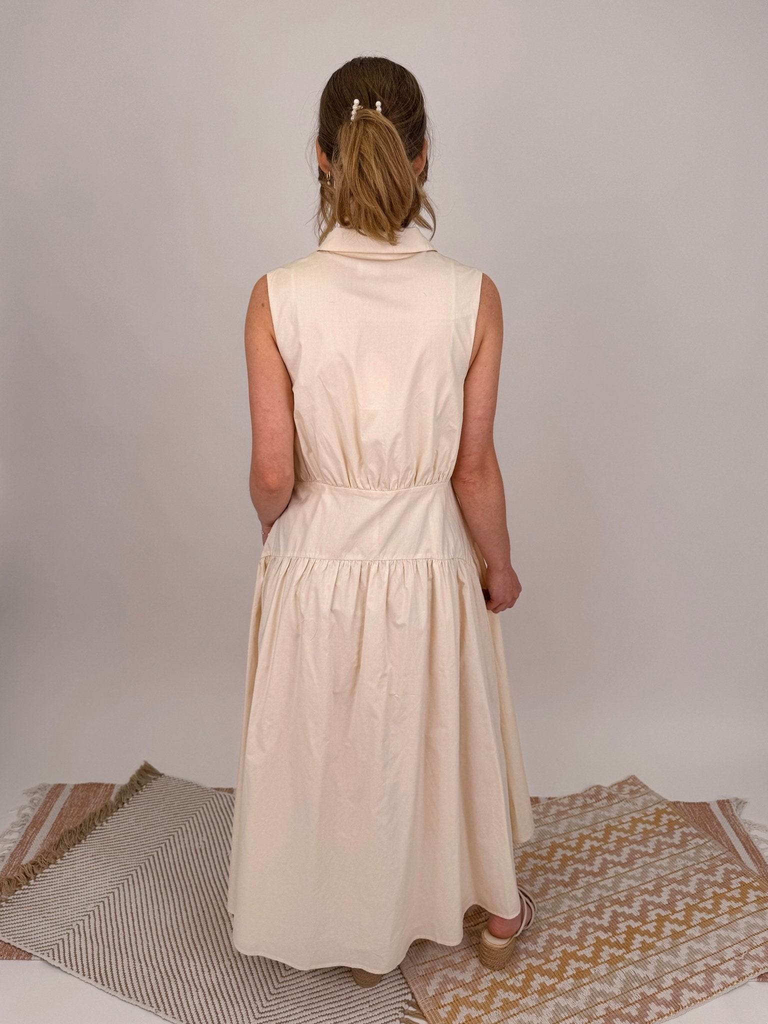The Beatrice Elevated Midi Dress - PAPER DOLL