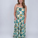 Arabella Flower Print Maxi Dress - PAPER DOLL