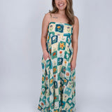 Arabella Flower Print Maxi Dress - PAPER DOLL