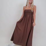 Liv Pintuck Midi Dress - PAPER DOLL