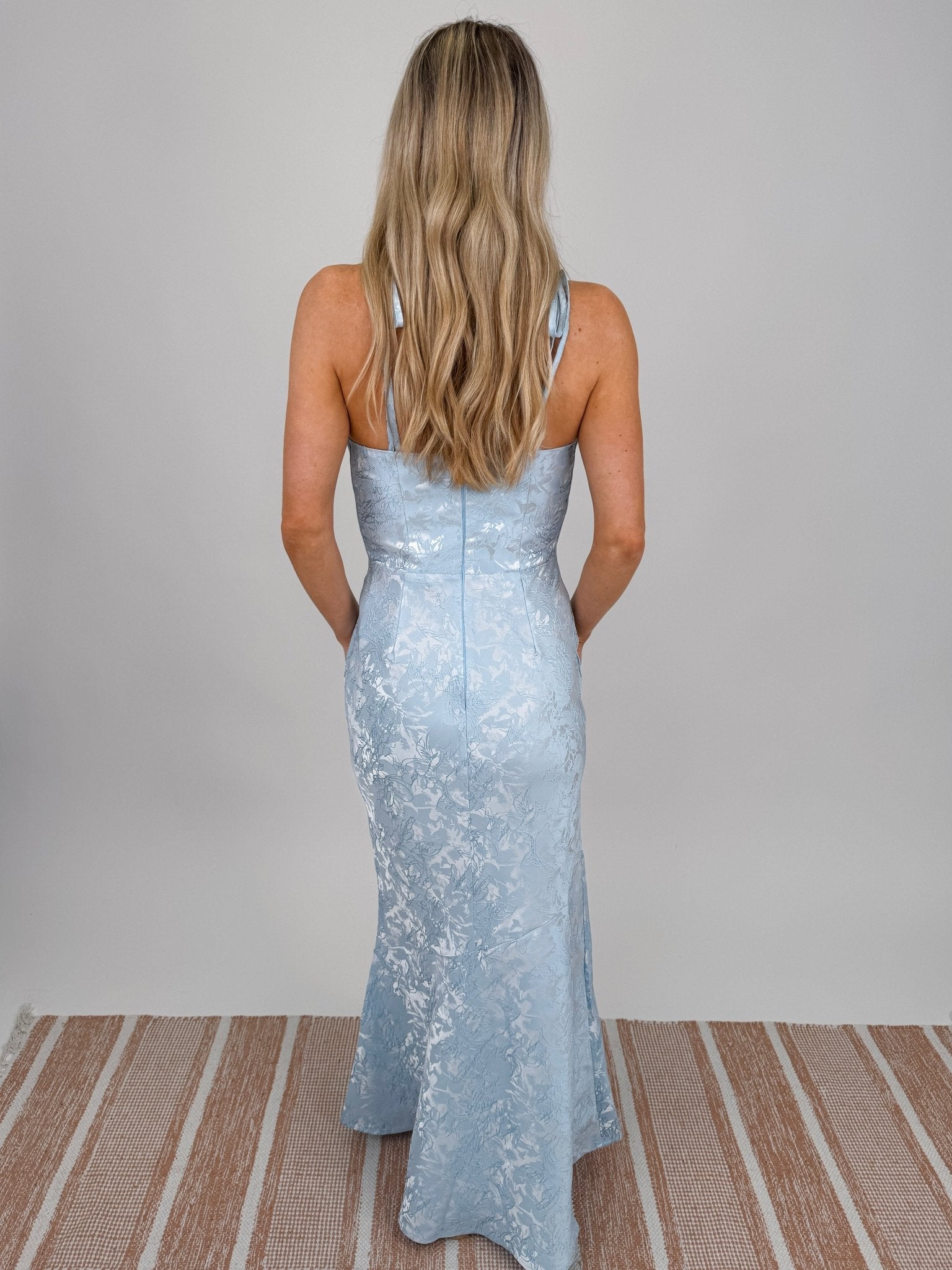 Cindy Floral Flared Maxi Dress - PAPER DOLL