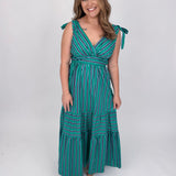 Naomi Stripe Tiered Maxi Dress - PAPER DOLL