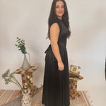 Destiny Satin Midi Dress - PAPER DOLL