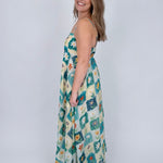 Arabella Flower Print Maxi Dress - PAPER DOLL
