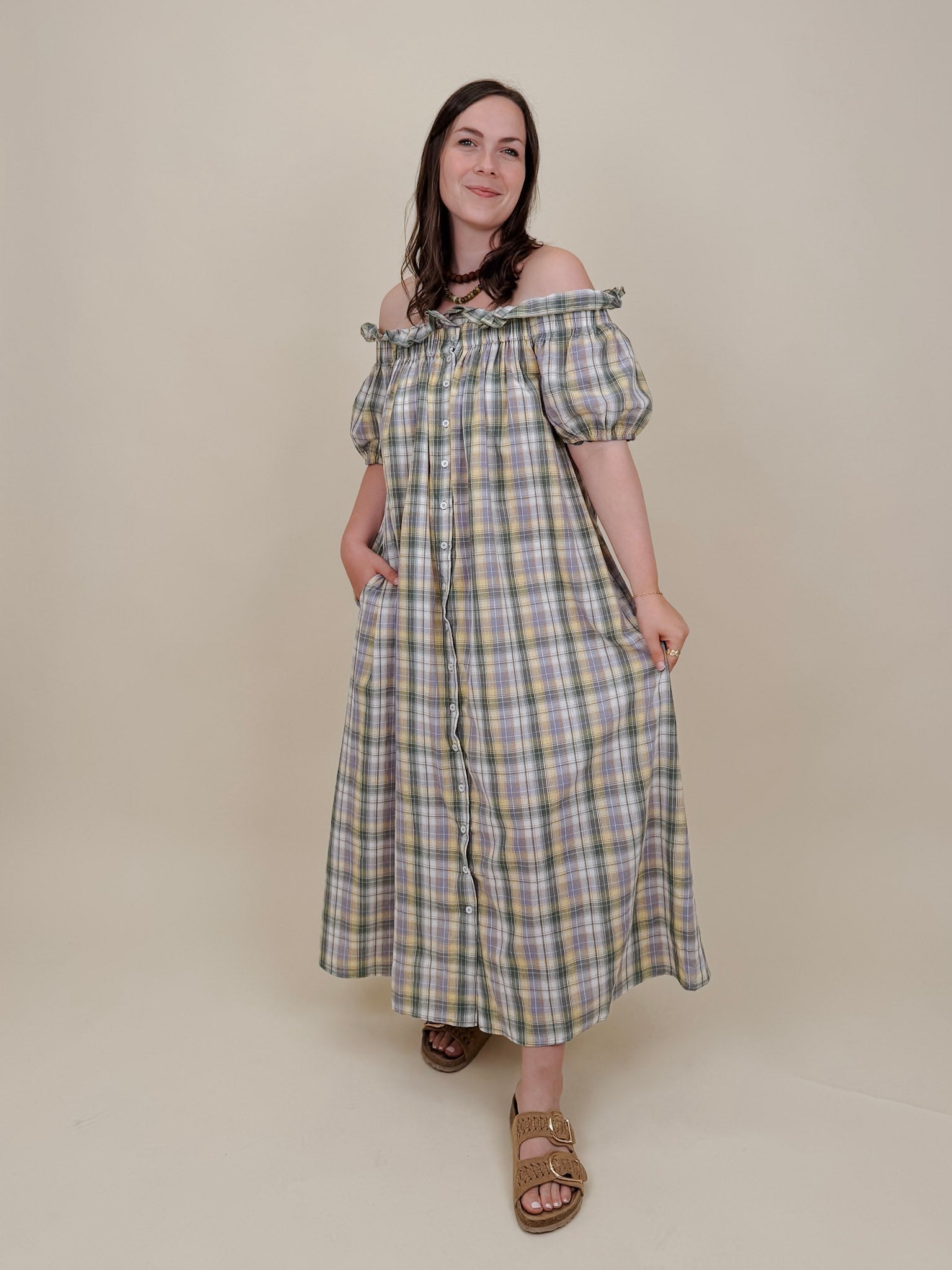 Lesson Planned Midi Dress - PAPER DOLL