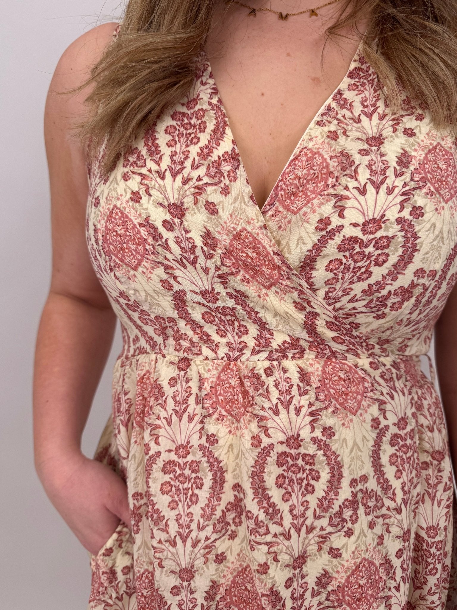Waverly Wrap Midi Dress - PAPER DOLL